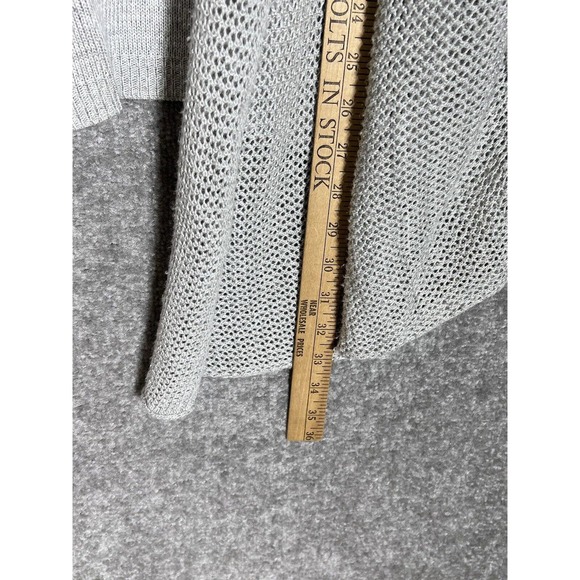 Lane Bryant Short Sleeve Open Waterfall Hooded Knit Cardigan Women Sz 26/28W USA - Picture 5 of 5